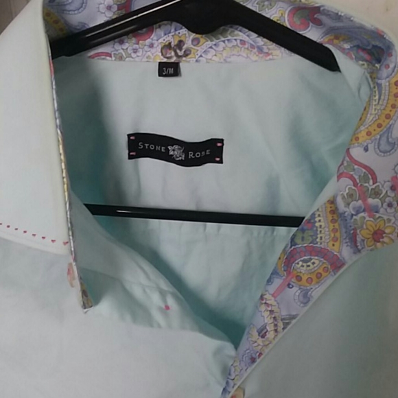 Stone Rose Button Up Shirt - Picture 2 of 4